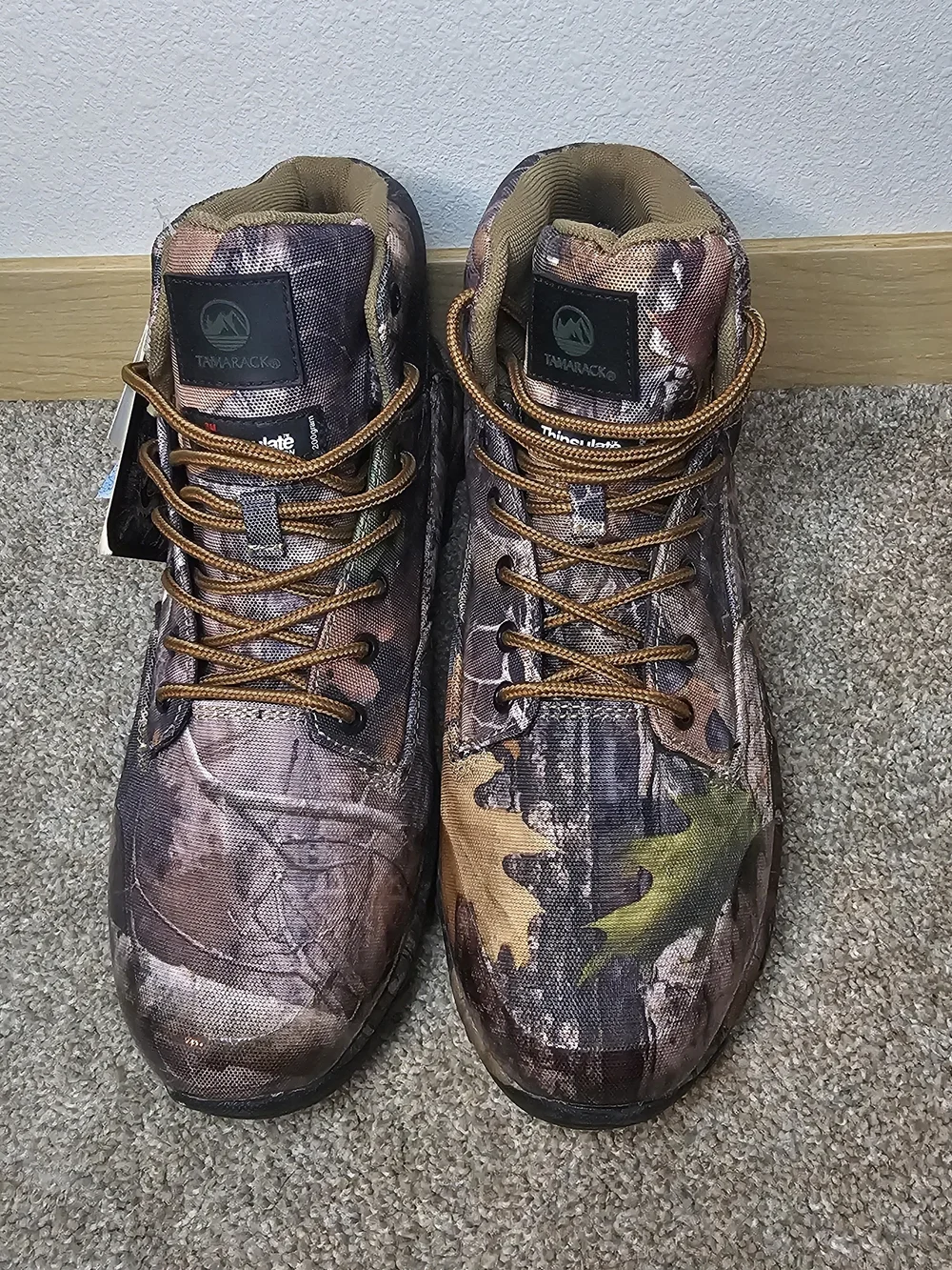 Men's Camouflage Waterproof Hiking Boots - Brown Camo